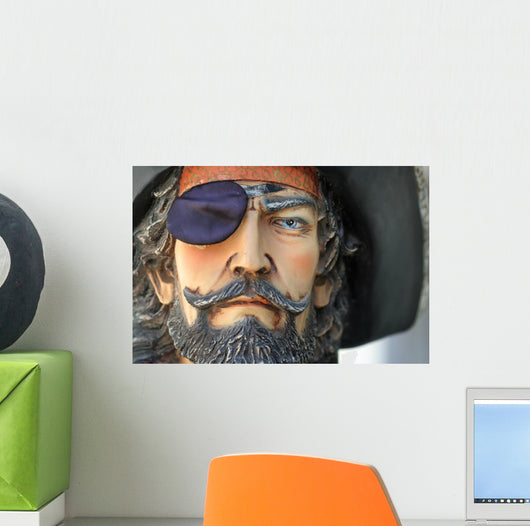 portrait of a pirate Wall Mural