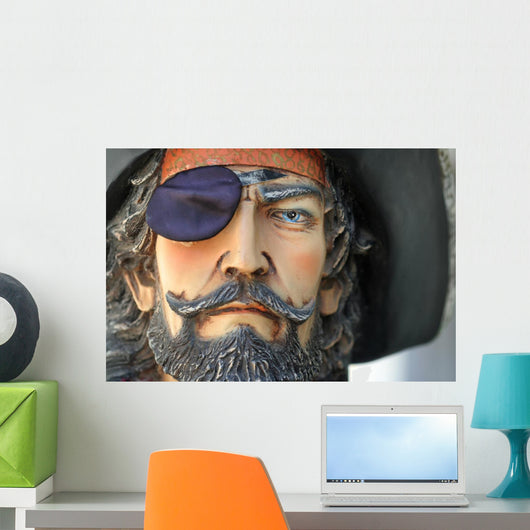 portrait of a pirate Wall Mural