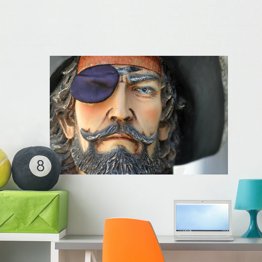 portrait of a pirate Wall Mural