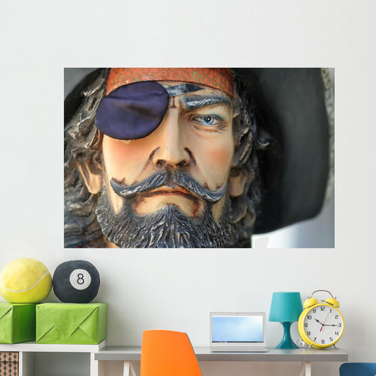 portrait of a pirate Wall Mural