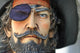 portrait of a pirate Wall Mural