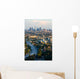 Los Angeles at sunset Wall Mural