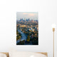 Los Angeles at sunset Wall Mural