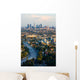 Los Angeles at sunset Wall Mural