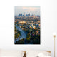 Los Angeles at sunset Wall Mural
