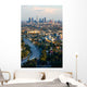 Los Angeles at sunset Wall Mural