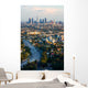 Los Angeles at sunset Wall Mural