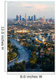 Los Angeles at sunset Wall Mural