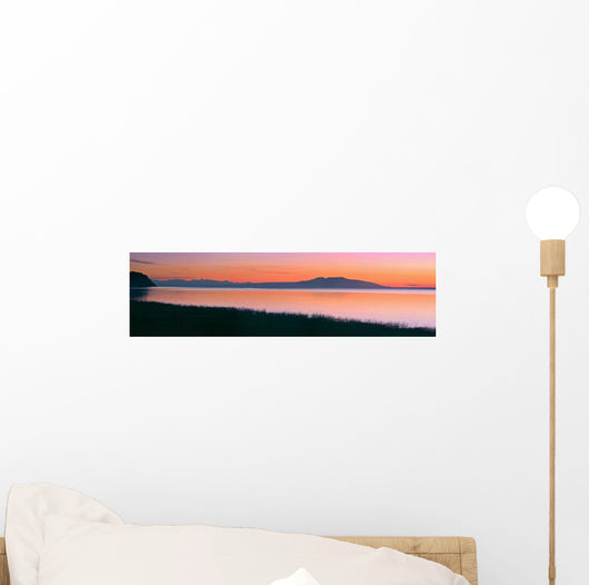 Sunset Over Mount Susitna *Sleeping Lady* Wall Mural