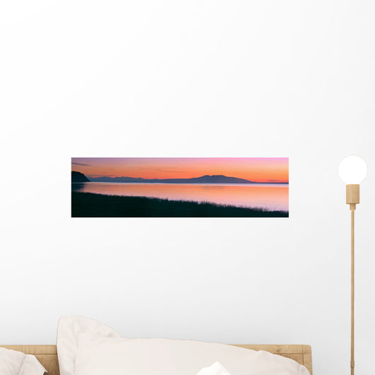 Sunset Over Mount Susitna *Sleeping Lady* Wall Mural