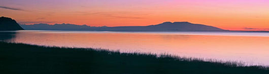 Sunset Over Mount Susitna *Sleeping Lady* Wall Mural