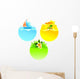 Rest and travel round frame Wall Decal