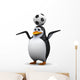 Futbol Soccer Penguin Wall Decal
