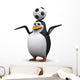 Futbol Soccer Penguin Wall Decal