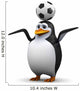 Futbol Soccer Penguin Wall Decal