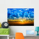 Orange and Blue Sunset Wall Decal