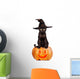 Photo-real Halloween Witches Cat Wall Decal