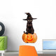 Photo-real Halloween Witches Cat Wall Decal