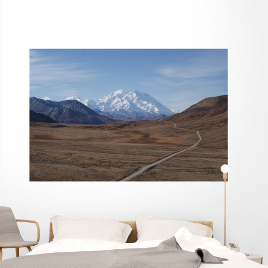 Mt McKinley in Denali National Park Alaska USA Wall Mural
