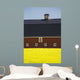 Front Of A Red Barn Wall Mural