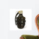 Grenade Wall Decal