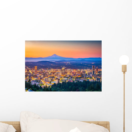 Portland Oregon Usa Skyline Wall Decal