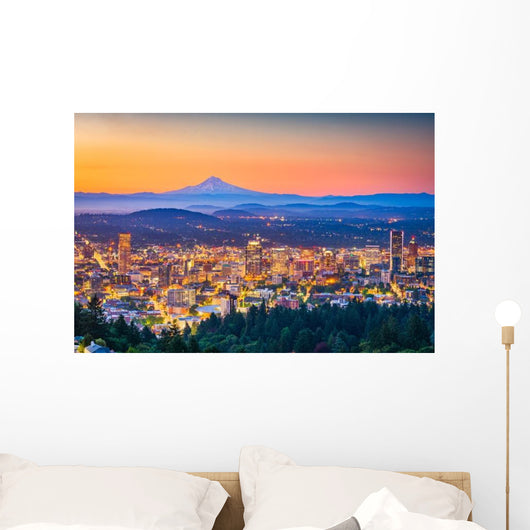Portland Oregon Usa Skyline Wall Decal