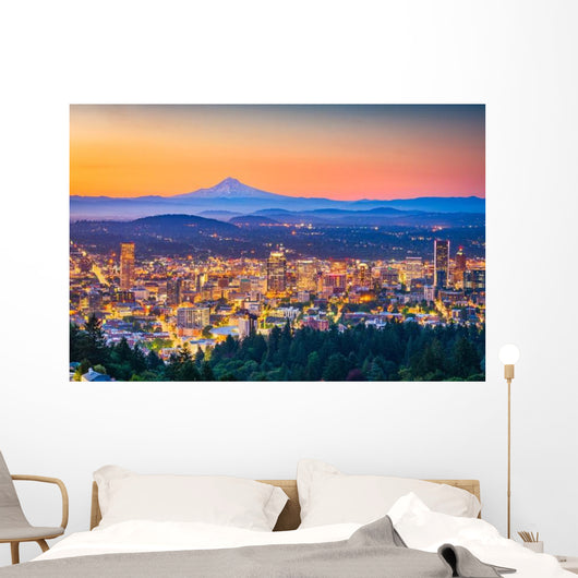 Portland Oregon Usa Skyline Wall Decal