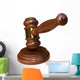 Mallet Judge Wall Decal