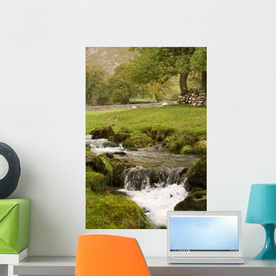 Malham Yorkshire Dales Wall Decal shown on a wall