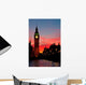 London. Big Ben clock tower. Wall Mural