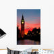London. Big Ben clock tower. Wall Mural