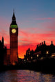 London. Big Ben clock tower. Wall Mural