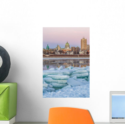 Harrisburg City Ice Jam Wall Decal