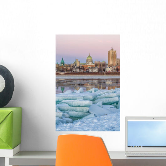 Harrisburg City Ice Jam Wall Decal