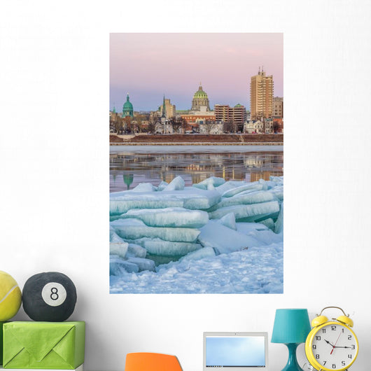 Harrisburg City Ice Jam Wall Decal