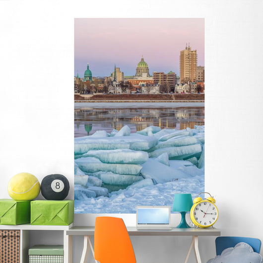 Harrisburg City Ice Jam Wall Decal