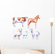 Watercolor Farm Animals Wall Decal Sticker Set