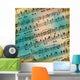 Grunge abstract musical background for advertisement or announce Wall Mural