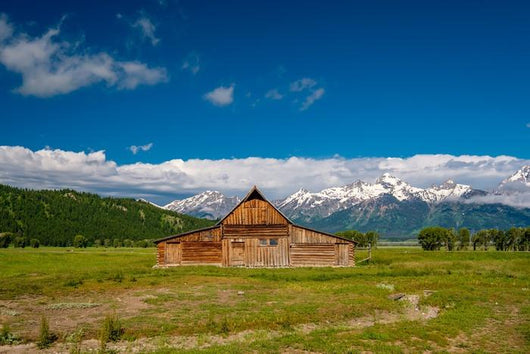 Grand Teton Mountains Barn Wall Decal