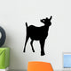 Little Black Goat Wall Decal
