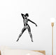 Halloween Dance Party Skeleton Wall Decal