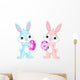 Easter Bunny with Easter Egg Wall Decal