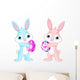 Easter Bunny with Easter Egg Wall Decal