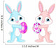 Easter Bunny with Easter Egg Wall Decal
