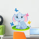 Baby Elephant Wall Decal