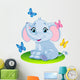 Baby Elephant Wall Decal
