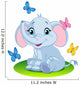 Baby Elephant Wall Decal