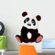Sitting Panda Wall Decal