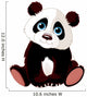 Sitting Panda Wall Decal